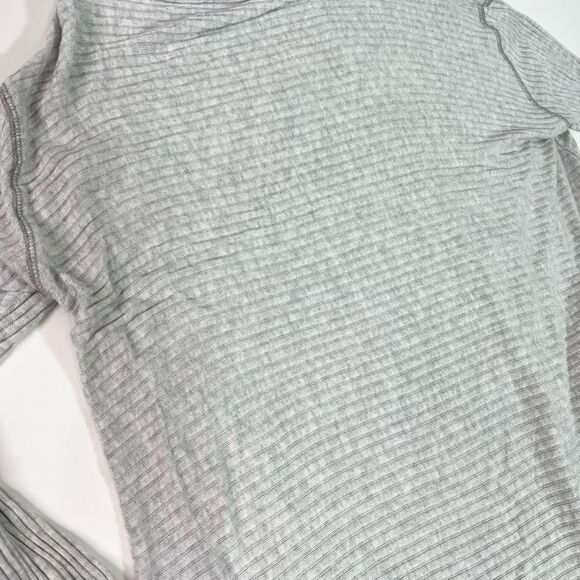 Free People We The Free Pullover Sweater Women's Medium Cowl Neck Rib Split Back - Picture 2 of 10